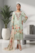 Mint Green Floral 3 Piece