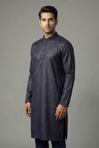 Premium zardozi work regular fit panjabi - Aeroblue