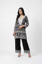 Black & Silver Embroidered Luxury Ethnic Wear for Festive & Party Occasions