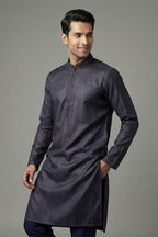 Premium zardozi work regular fit panjabi - Aeroblue