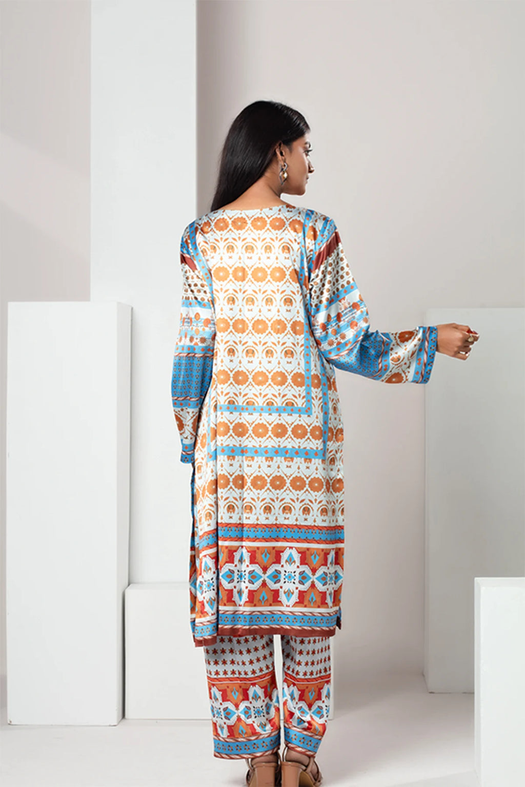 Azure Bloom Printed Co-Ord Set
