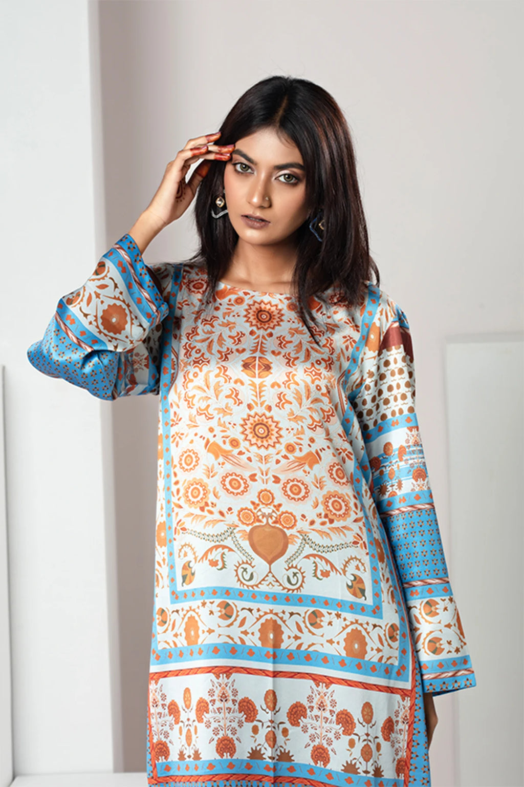 Azure Bloom Printed Co-Ord Set