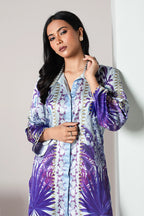 Lavender Botanical Printed Premium Co-Ord Set