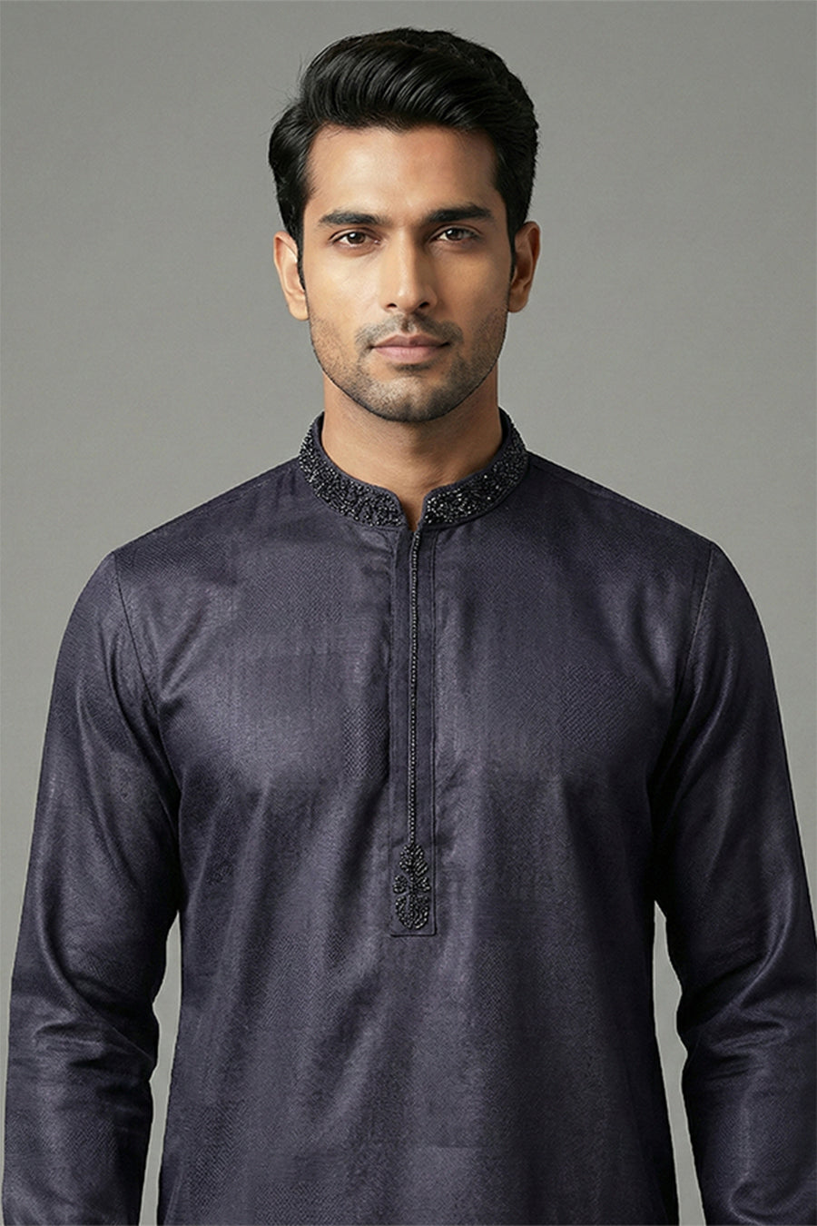 Premium zardozi work regular fit panjabi - Aeroblue