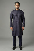 Premium zardozi work regular fit panjabi - Aeroblue