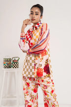Rosé Patchwork Floral Premium Co-Ord Set