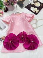 Blossom Charm Pink Party Dress