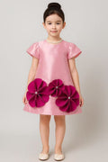 Blossom Charm Pink Party Dress